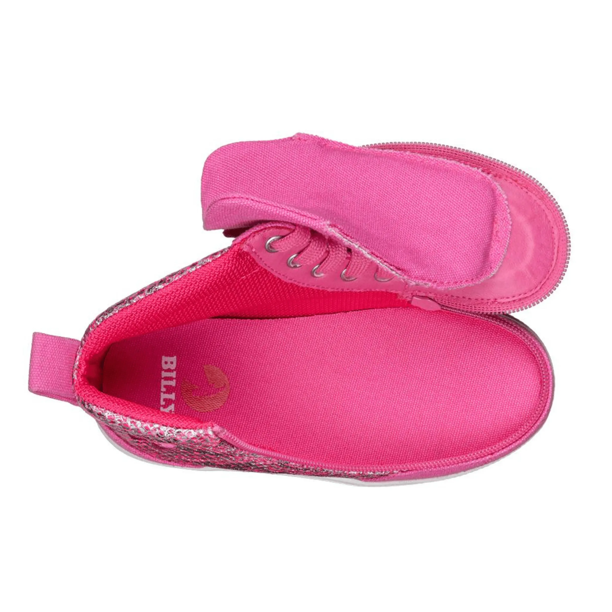 Billy Footwear - Fuchsia Snake BILLY Classic Lace High