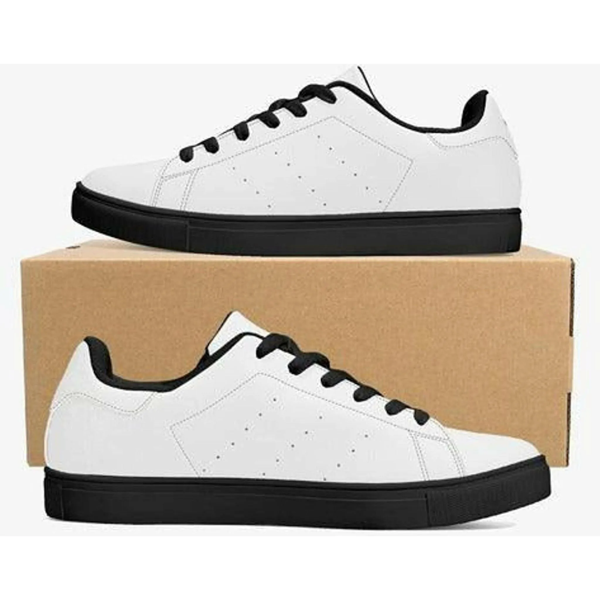 Jacki Easlick Lux Egg Low-Top Leather Sneakers