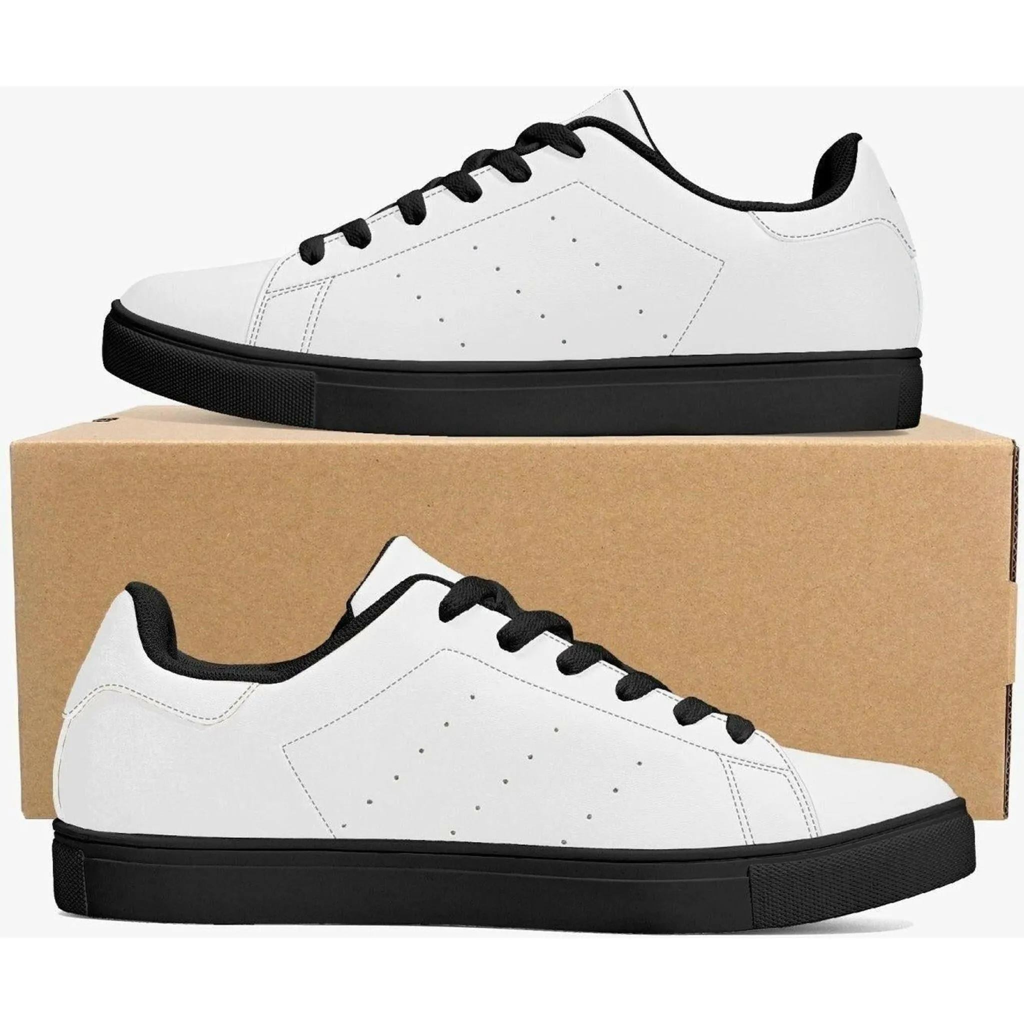 Jacki Easlick Lux Egg Low-Top Leather Sneakers