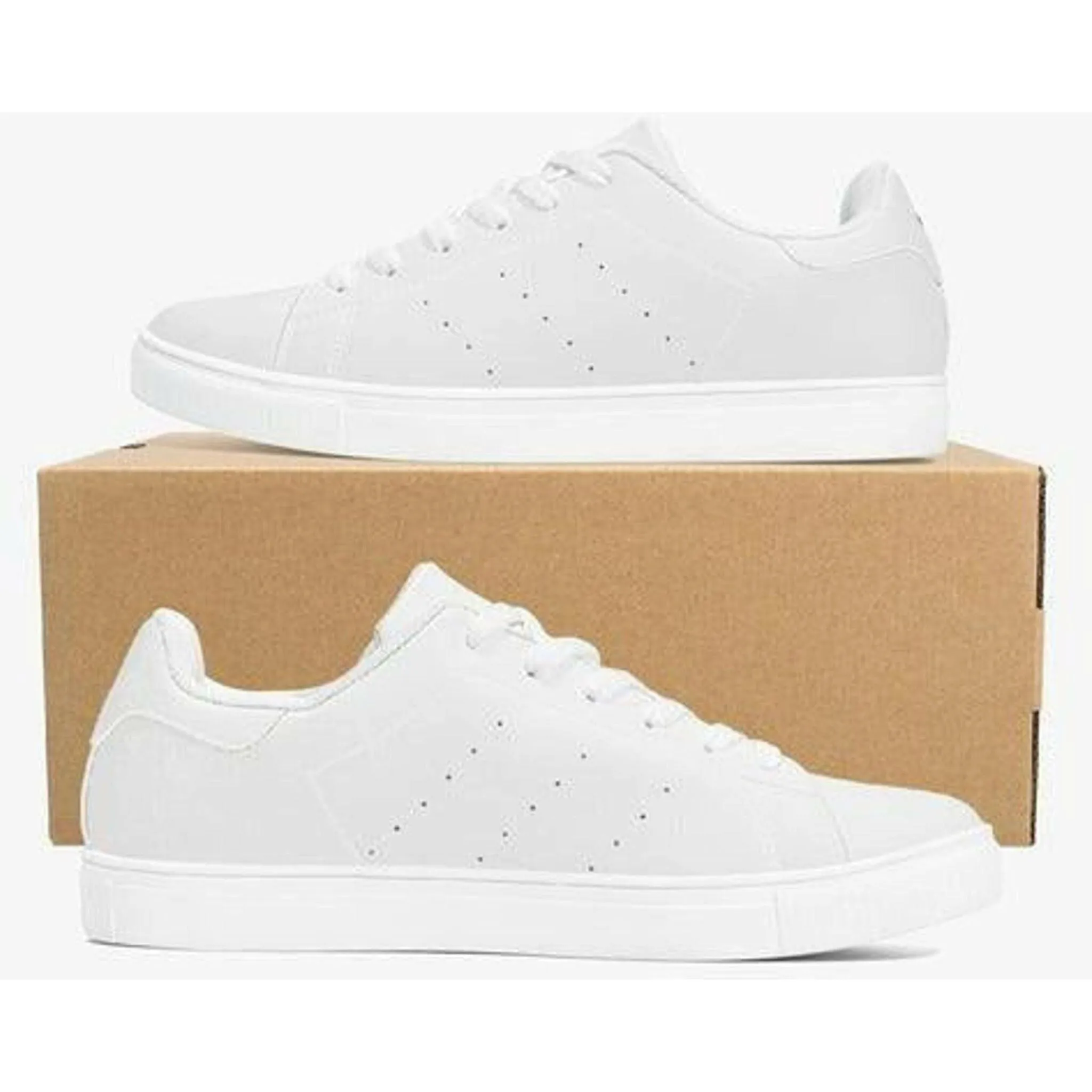 Jacki Easlick Lux Egg Low-Top Leather Sneakers