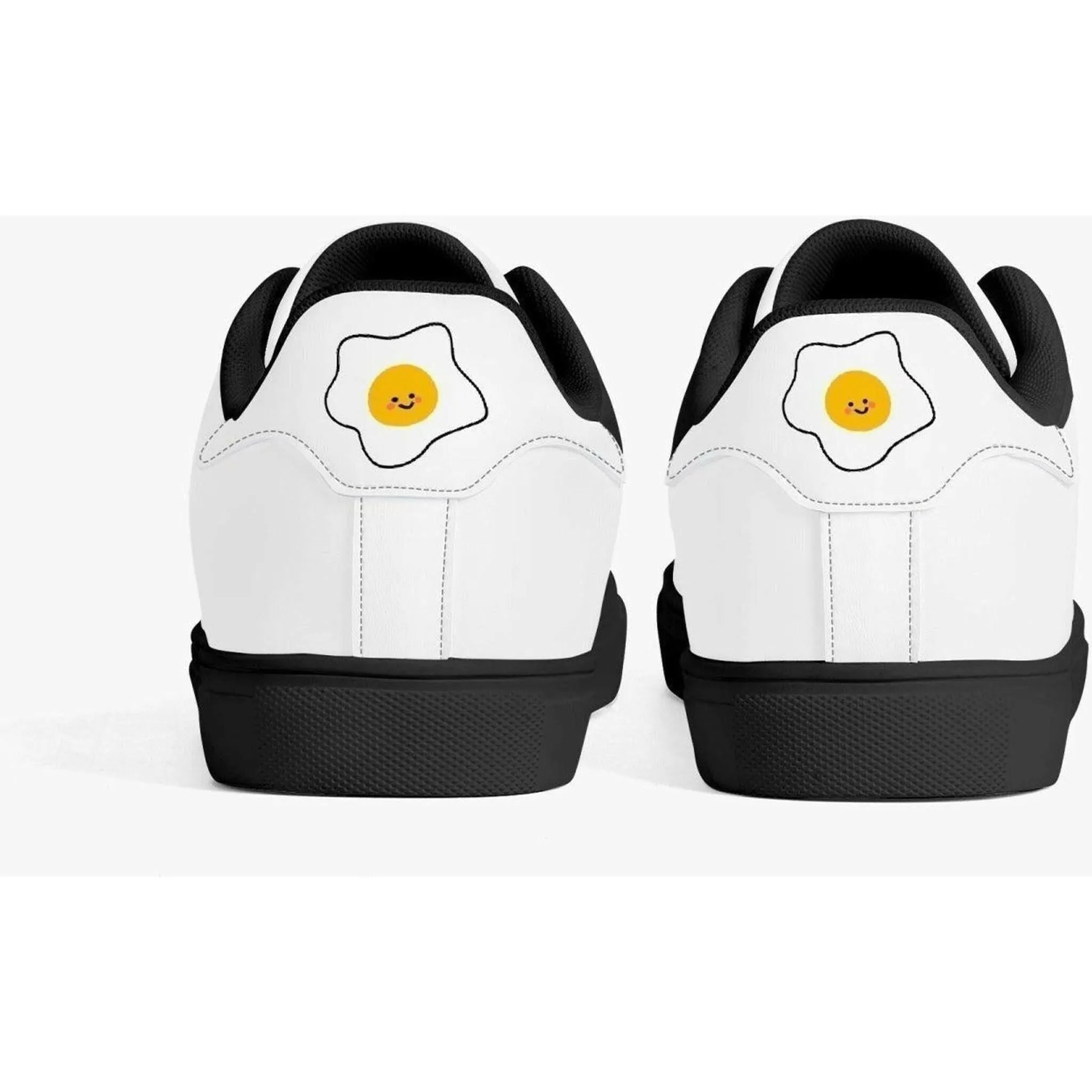Jacki Easlick Lux Egg Low-Top Leather Sneakers
