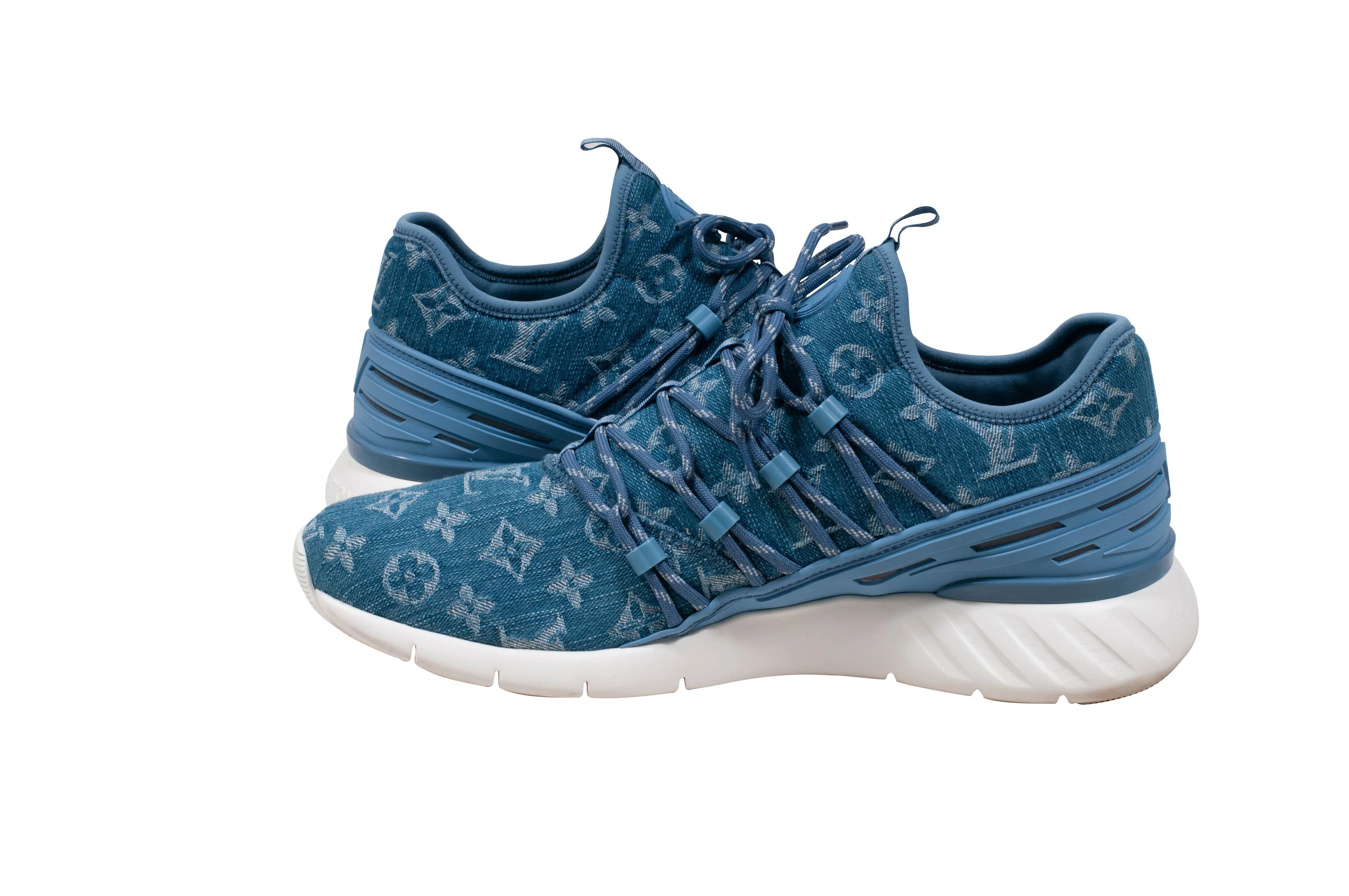 Monogram Denim Fastlane Sneakers
