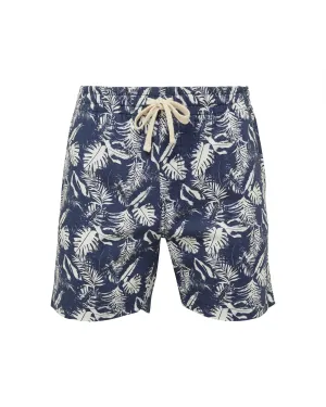 Toby Palm Tree Linen Cotton Shorts