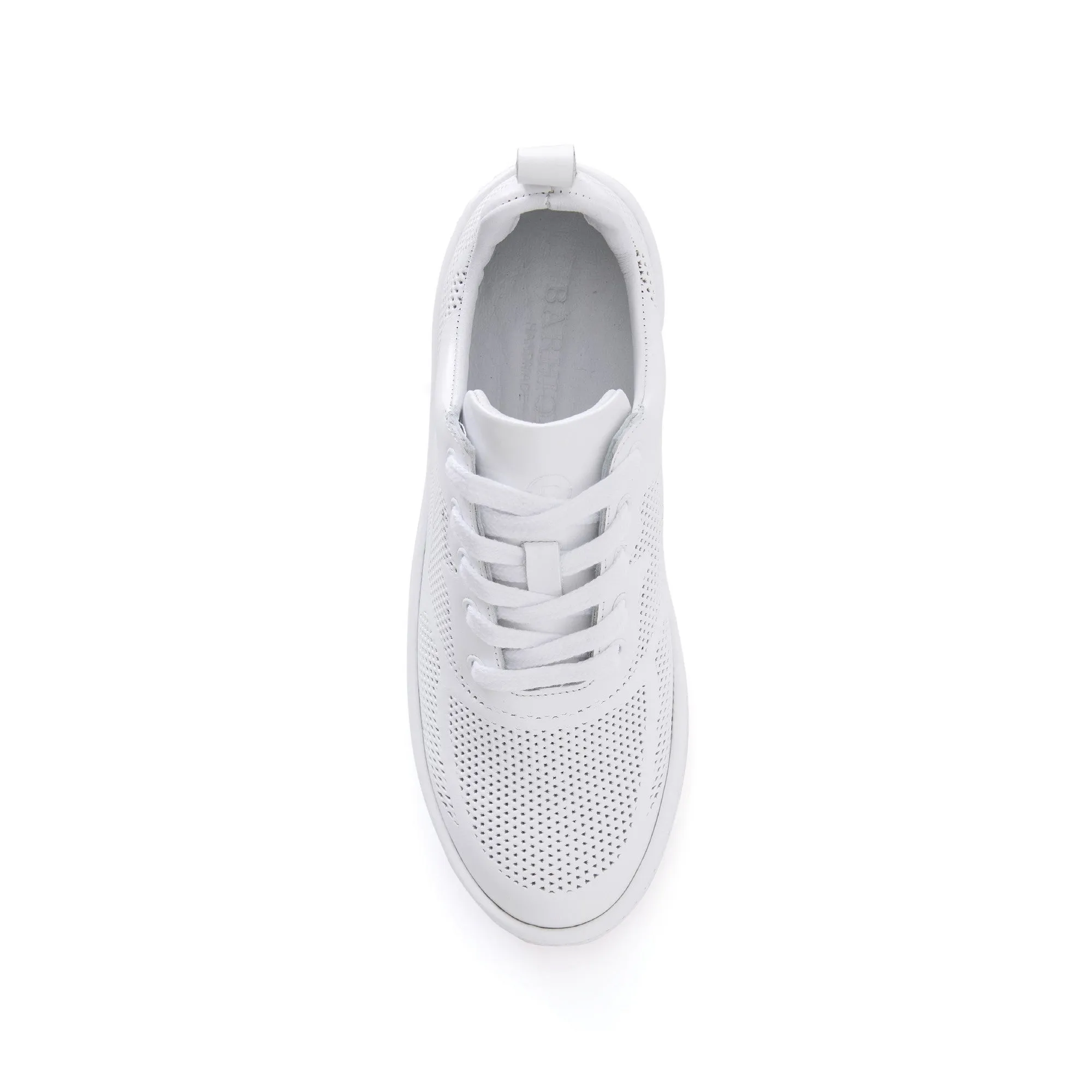 Women's Calf Leather Handmade Sneakers W5008