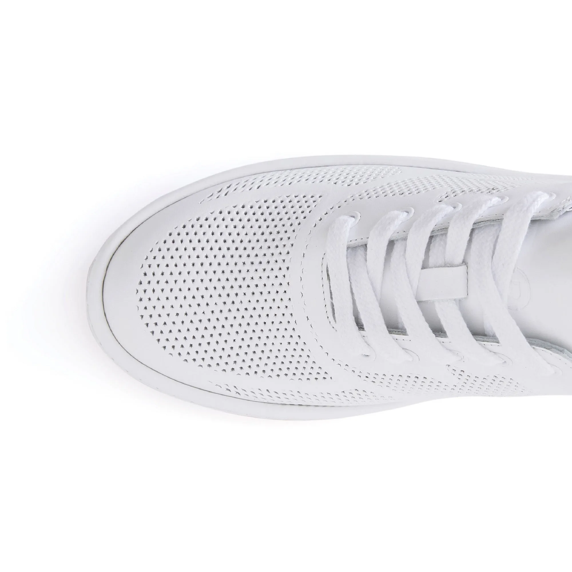 Women's Calf Leather Handmade Sneakers W5008